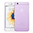 Funda Dura Ultrafina Transparente Mate para Apple iPhone 6 Plus Morado