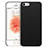 Funda Dura Ultrafina Transparente Mate para Apple iPhone SE Negro