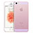 Funda Dura Ultrafina Transparente Mate para Apple iPhone SE Rosa