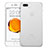 Funda Dura Ultrafina Transparente Mate W01 para Apple iPhone 8 Plus Blanco