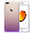 Funda Gel Ultrafina Transparente Gradiente para Apple iPhone 8 Plus Morado