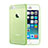 Funda Gel Ultrafina Transparente para Apple iPhone 5 Verde