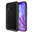 Funda Impermeable Bumper Silicona y Plastico Waterproof Carcasa 360 Grados para Huawei P20 Lite Morado