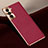 Funda Lujo Cuero Carcasa A01 para Samsung Galaxy S21 5G Rojo