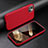 Funda Lujo Cuero Carcasa A03 para Apple iPhone 15 Rojo