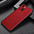 Funda Lujo Cuero Carcasa A04 para Apple iPhone 13 Mini Rojo