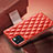 Funda Lujo Cuero Carcasa A07 para Apple iPhone 13 Mini Rojo