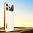 Funda Lujo Cuero Carcasa AC2 para Apple iPhone 15 Pro Max Blanco