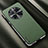 Funda Lujo Cuero Carcasa AT1 para Huawei Mate 50 Verde