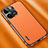 Funda Lujo Cuero Carcasa AT2 para Apple iPhone 14 Pro Max Naranja