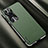 Funda Lujo Cuero Carcasa AT2 para Huawei P60 Pro Verde