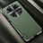 Funda Lujo Cuero Carcasa AT2 para Oppo Find X6 5G Verde