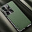 Funda Lujo Cuero Carcasa AT2 para Vivo V27 Pro 5G Verde