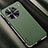 Funda Lujo Cuero Carcasa AT2 para Vivo X90 Pro 5G Verde