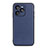 Funda Lujo Cuero Carcasa B01H para Huawei Honor 60 SE 5G Azul