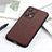 Funda Lujo Cuero Carcasa B01H para Realme Q5 5G Marron