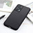 Funda Lujo Cuero Carcasa B01H para Realme V25 5G Negro