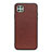 Funda Lujo Cuero Carcasa B01H para Samsung Galaxy A22 5G Marron