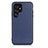 Funda Lujo Cuero Carcasa B01H para Samsung Galaxy S23 Ultra 5G Azul