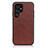 Funda Lujo Cuero Carcasa B01H para Samsung Galaxy S23 Ultra 5G Marron