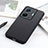 Funda Lujo Cuero Carcasa B01H para Vivo iQOO Z6 Pro 5G Negro