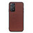 Funda Lujo Cuero Carcasa B01H para Xiaomi Redmi Note 11 Pro 4G Marron