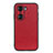 Funda Lujo Cuero Carcasa B02H para Huawei Honor 60 Pro 5G Rojo