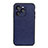 Funda Lujo Cuero Carcasa B02H para Huawei Honor 60 SE 5G Azul