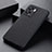 Funda Lujo Cuero Carcasa B02H para Oppo A77 5G Negro