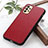 Funda Lujo Cuero Carcasa B02H para Samsung Galaxy A13 4G Rojo