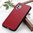 Funda Lujo Cuero Carcasa B02H para Samsung Galaxy A32 4G Rojo