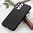 Funda Lujo Cuero Carcasa B02H para Samsung Galaxy A73 5G Negro