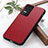 Funda Lujo Cuero Carcasa B02H para Xiaomi Poco F4 5G Rojo