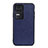 Funda Lujo Cuero Carcasa B02H para Xiaomi Redmi K50 5G Azul