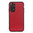 Funda Lujo Cuero Carcasa B02H para Xiaomi Redmi Note 11S 4G Rojo