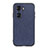 Funda Lujo Cuero Carcasa B03H para Huawei Honor 60 Pro 5G Azul