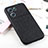 Funda Lujo Cuero Carcasa B03H para Oppo K10 5G Negro