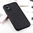 Funda Lujo Cuero Carcasa B03H para Realme GT Neo3 5G Negro