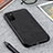 Funda Lujo Cuero Carcasa B03H para Samsung Galaxy A03s Negro