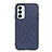 Funda Lujo Cuero Carcasa B03H para Samsung Galaxy M23 5G Azul