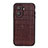 Funda Lujo Cuero Carcasa B04H para Huawei Honor X40i 5G Marron