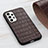 Funda Lujo Cuero Carcasa B04H para Samsung Galaxy A23 5G Marron