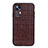 Funda Lujo Cuero Carcasa B04H para Xiaomi Mi 12X 5G Marron