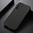 Funda Lujo Cuero Carcasa B05H para Oppo A16 Negro