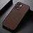 Funda Lujo Cuero Carcasa B05H para Oppo A56S 5G Marron