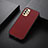 Funda Lujo Cuero Carcasa B05H para Samsung Galaxy A13 4G Rojo