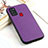 Funda Lujo Cuero Carcasa B05H para Samsung Galaxy A21s Morado