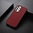 Funda Lujo Cuero Carcasa B05H para Samsung Galaxy A73 5G Rojo