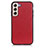 Funda Lujo Cuero Carcasa B05H para Samsung Galaxy S21 FE 5G Rojo