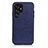 Funda Lujo Cuero Carcasa B05H para Samsung Galaxy S21 Ultra 5G Azul